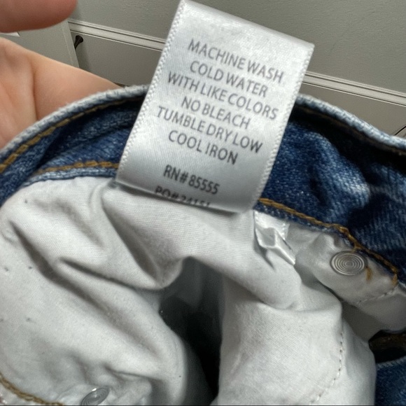 PISTOLA Presley High Rise Vintage 90s Distressed Denim Jeans Women's Size 27 - Picture 10 of 10